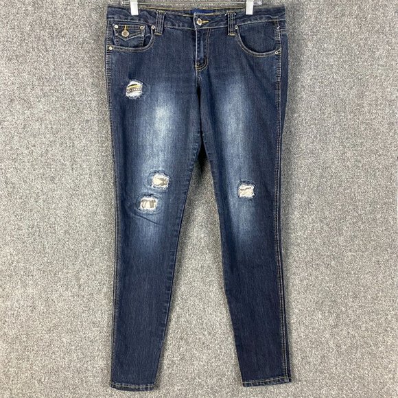Rocawear Classic Jeans Women's Size 13 Denim Stretch Cotton Blend Mid Rise - Picture 1 of 10
